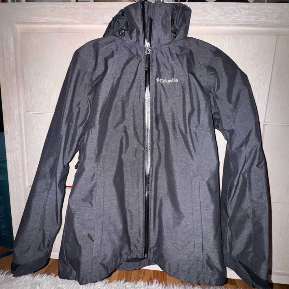 Columbia Charcoal Hooded Jacket